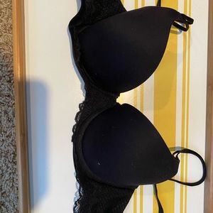 Aerie black lace 34C bra